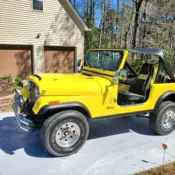 1981 Yellow Jeep CJ thumbnail