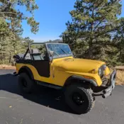 1980 Yellow Jeep CJ thumbnail