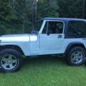 1988 Silver Jeep Wrangler thumbnail